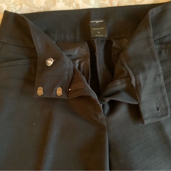 ANN TAYLOR ~ Signature Trousers ~ BLACK, Size 8 ~Work Wear, Day to Evening Wear - Picture 5 of 8